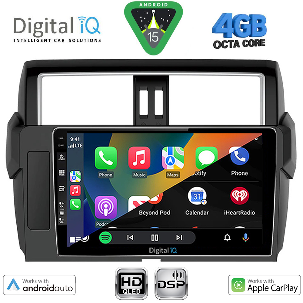 DIGITAL IQ BXF 16777_CPAA (10inc) MULTIMEDIA TABLET for TOYOTA PRADO mod. 2014-2017 - immagine 2