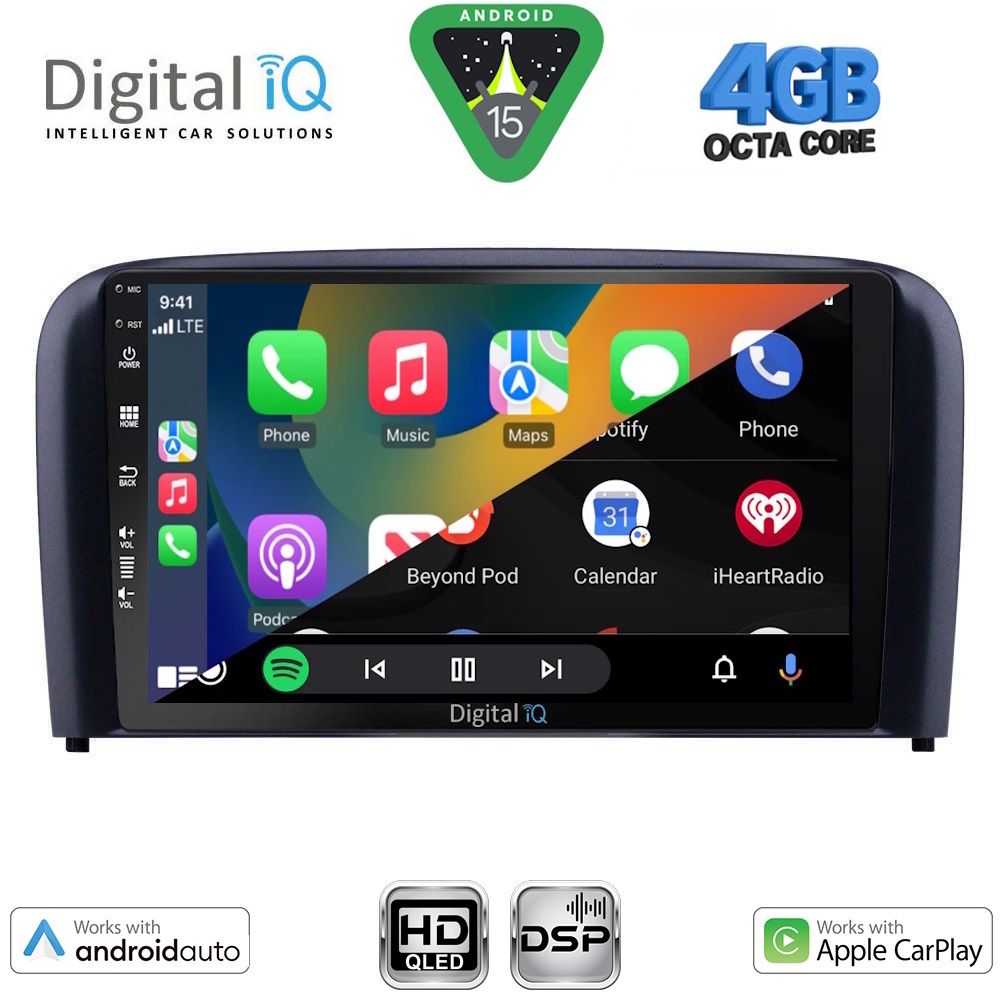 DIGITAL IQ BXF 16786_CPAA (9inc) MULTIMEDIA TABLET for VOLVO S80 mod. 1998-2006 - immagine 2