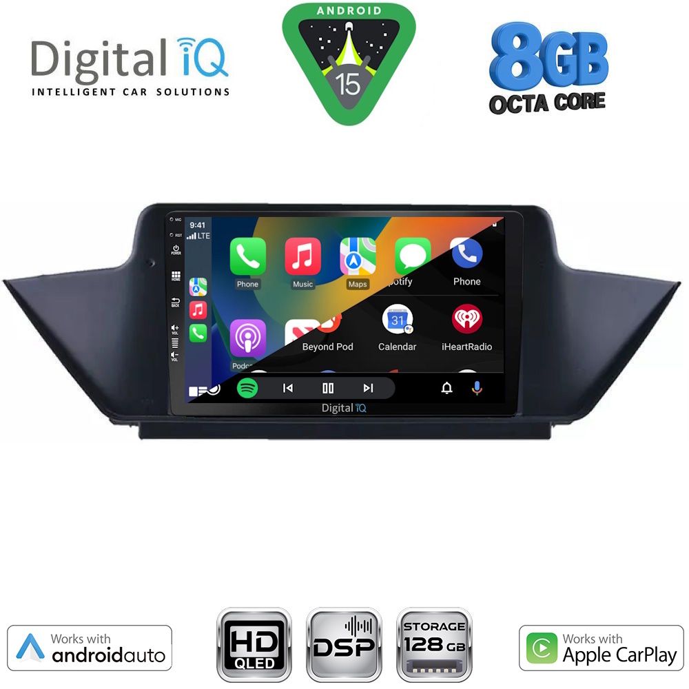 DIGITAL IQ BXF 7056_CPAA (10inc) MULTIMEDIA TABLET for BMW X1 mod. 2009-2015 - immagine 2