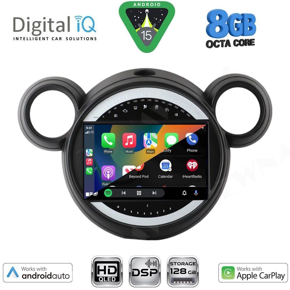 DIGITAL IQ BXF 7065_CPAA (9inc) MULTIMEDIA TABLET for MINI COUNTRYMAN (R60) mod. 2010-2016 - PACEMAN (R61) mod. 2013-2016 - immagine 2