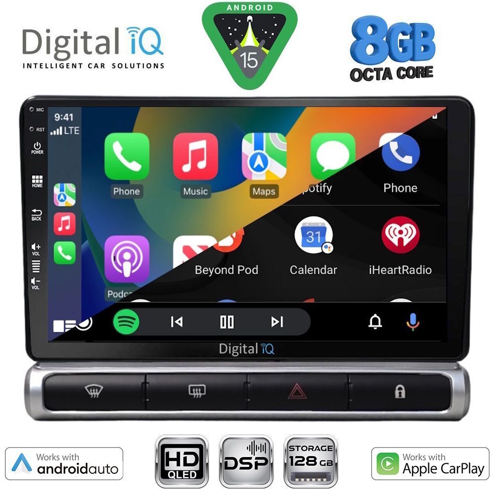 DIGITAL IQ BXF 7093H_CPAA (9inc) MULTIMEDIA TABLET for CITROEN C3 - DS3 mod. 2016-2024 High Version - immagine 3
