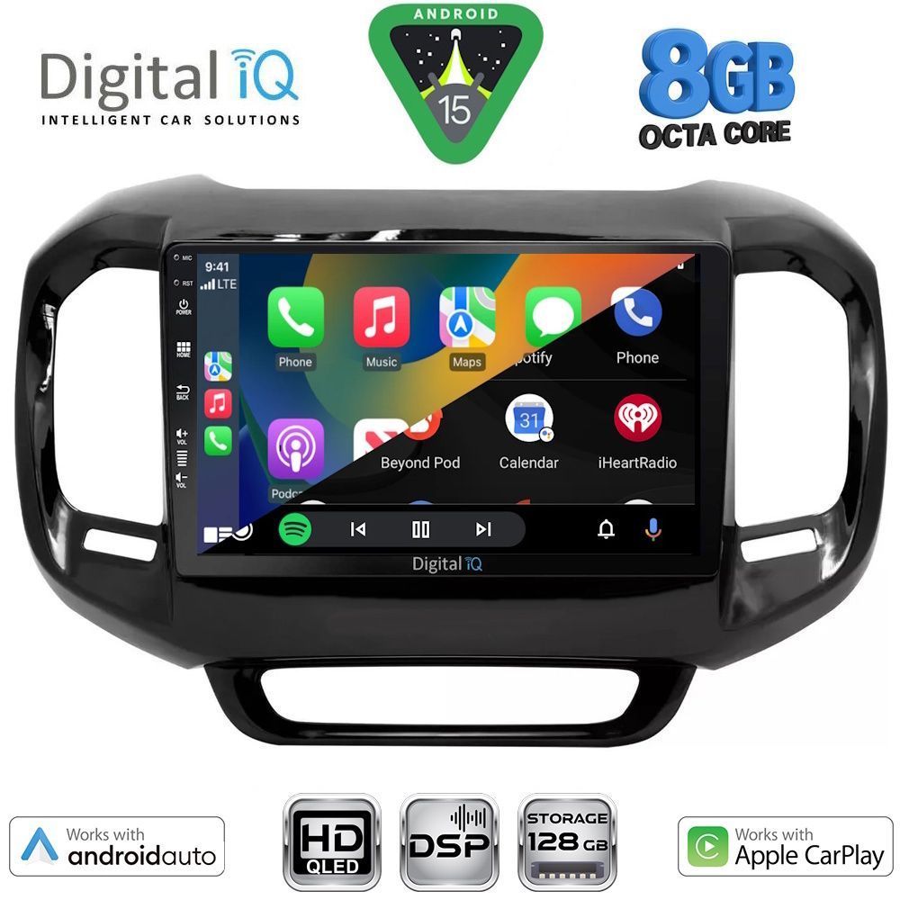 DIGITAL IQ BXF 7127_CPAA (9inc) MULTIMEDIA TABLET for FIAT TORO mod. 2017-2026 - immagine 2