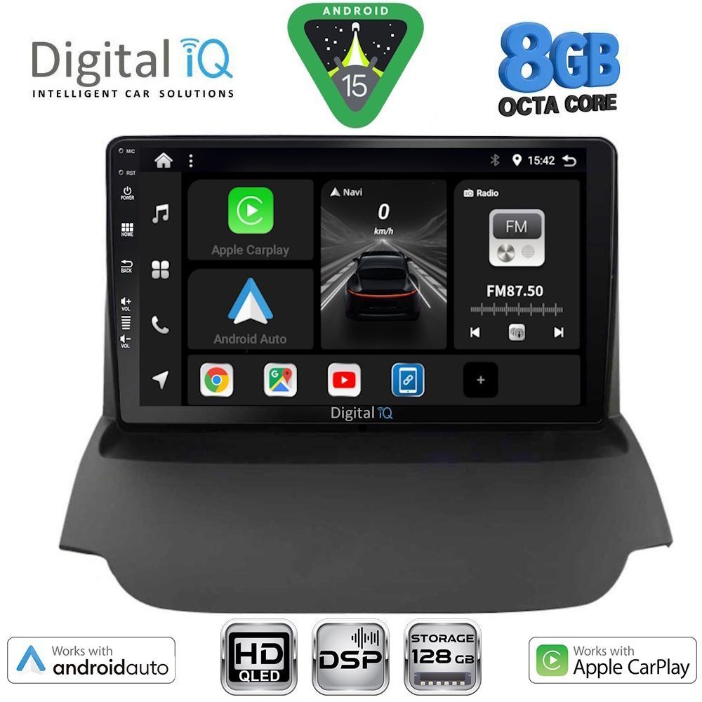 DIGITAL IQ BXF 7150_CPAA (9inc) MULTIMEDIA TABLET for FORD ECOSPORT mod. 2012-2018
