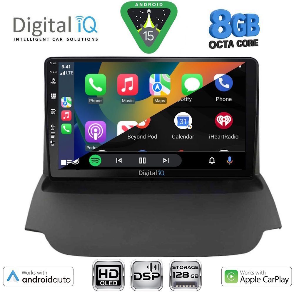 DIGITAL IQ BXF 7150_CPAA (9inc) MULTIMEDIA TABLET for FORD ECOSPORT mod. 2012-2018 - immagine 2