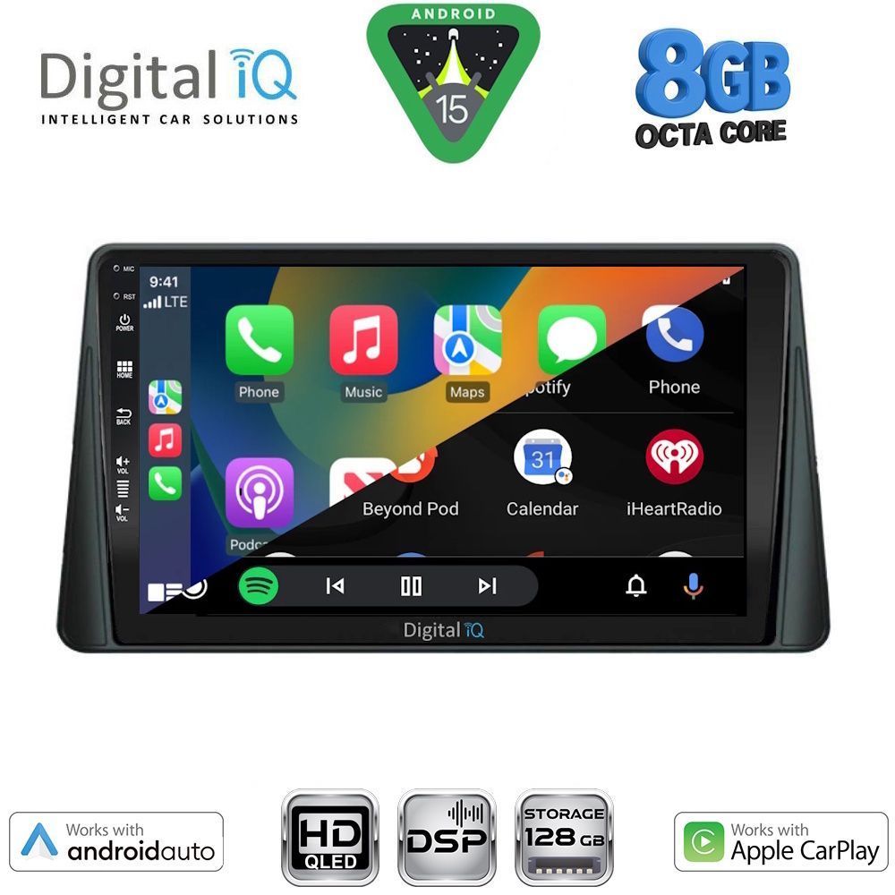 DIGITAL IQ BXF 7158_CPAA (9inc) MULTIMEDIA TABLET for FORD FOCUS mod. 2019-2025 - immagine 2