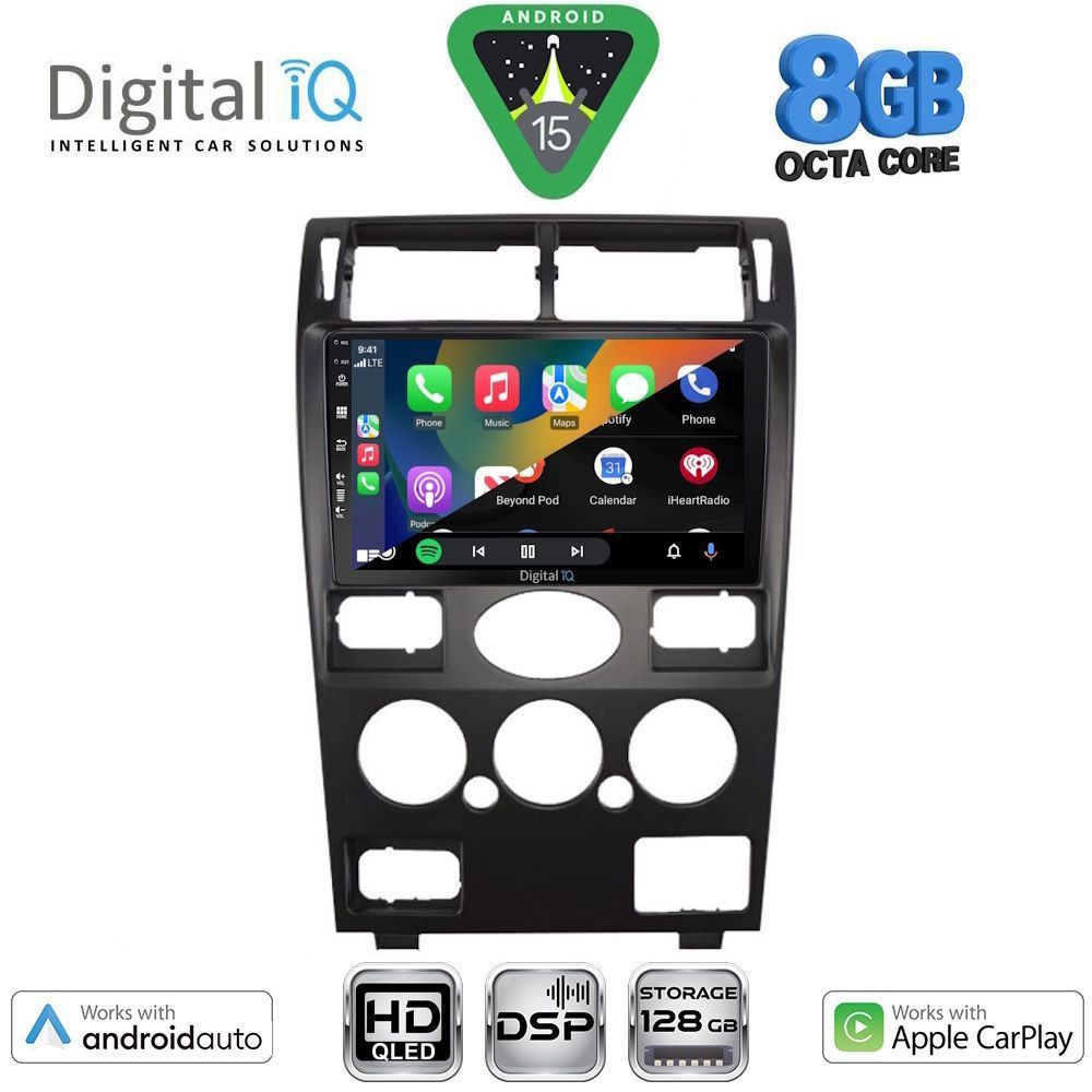 DIGITAL IQ BXF 7161B_CPAA (9inc) MULTIMEDIA TABLET for FORD MONDEO mod. 2003-2006 - immagine 2