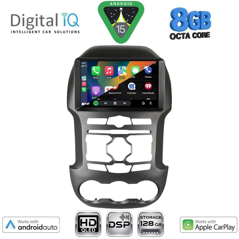 DIGITAL IQ BXF 7171S_CPAA (9inc) MULTIMEDIA TABLET for FORD RANGER mod. 2011-2015 - immagine 2