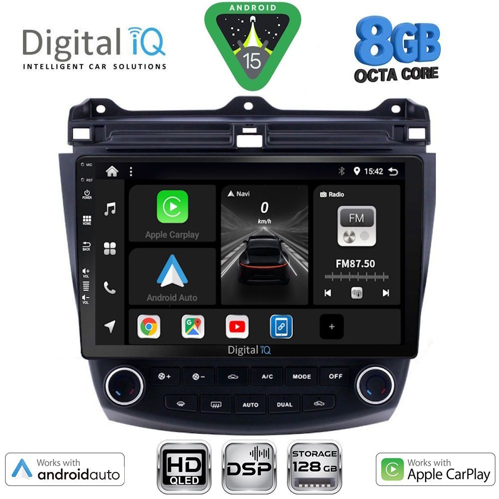 DIGITAL IQ BXF 7182_CPAA (10inc) MULTIMEDIA TABLET for HONDA ACCORD mod. 2003-2007