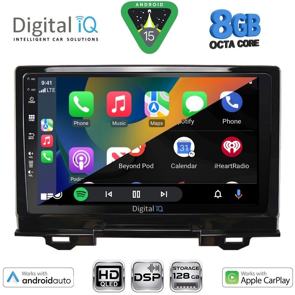 DIGITAL IQ BXF 7202_CPAA (9inc) MULTIMEDIA TABLET for HONDA HRV mod. 2021-2026 - immagine 2