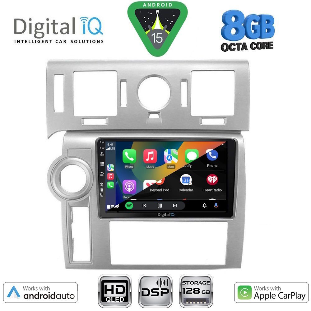 DIGITAL IQ BXF 7216_CPAA (9inc) MULTIMEDIA TABLET for HUMMER H2 mod. 2008-2009 - immagine 2