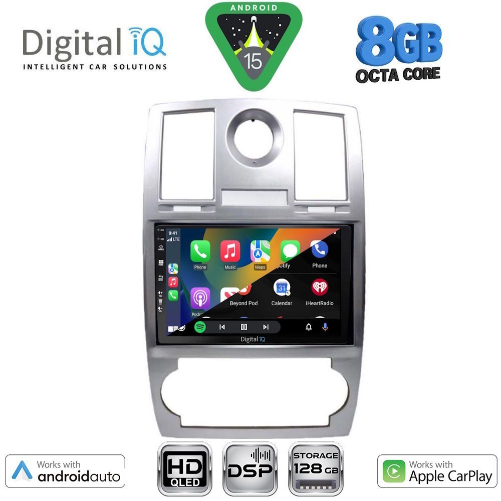 DIGITAL IQ BXF 7285_CPAA (9inc) MULTIMEDIA TABLET for CHRYSLER 300C mod. 2005-2010 - immagine 2
