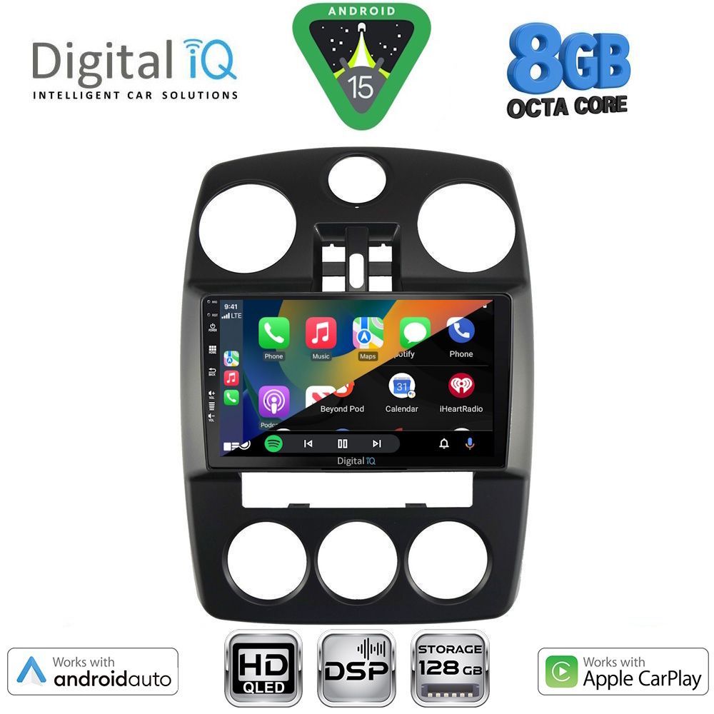 DIGITAL IQ BXF 7287_CPAA (9inc) MULTIMEDIA for CHRYSLER PT CRUISER mod. 2005-2010 - immagine 2