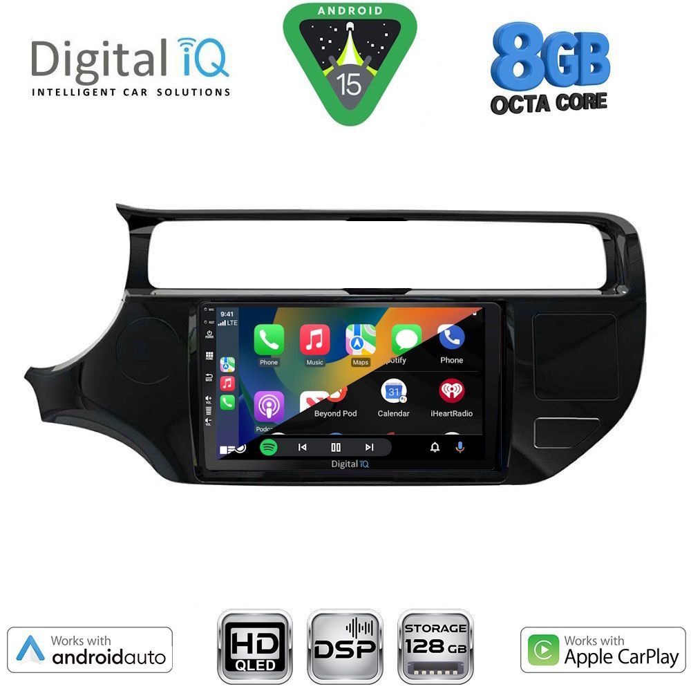 DIGITAL IQ BXF 7315_CPAA (9inc) MULTIMEDIA TABLET for KIA RIO mod. 2015-2018 - immagine 2