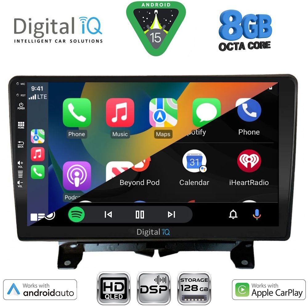 DIGITAL IQ BXF 7332_CPAA (9inc) MULTIMEDIA TABLET for LAND ROVER DISCOVERY 3 - RANGE ROVER SPORT mod. 2004-2009 - immagine 2