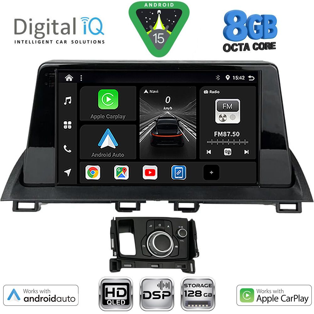 DIGITAL IQ BXF 7386_CPAA (9inc) MULTIMEDIA TABLET for MAZDA CX4 mod. 2016-2025