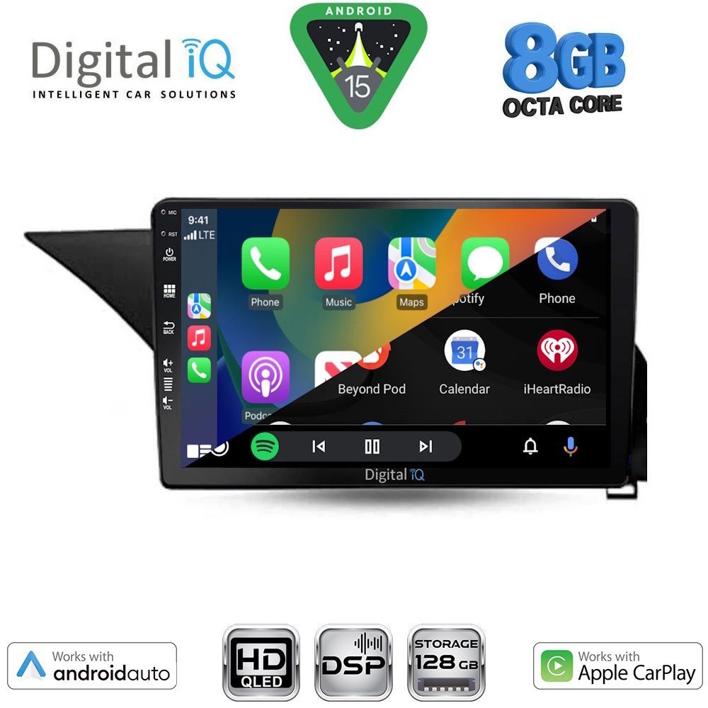 DIGITAL IQ BXF 7409_CPAA (10inc) MULTIMEDIA TABLET for MERCEDES E (W212) mod. 2009-2016 - immagine 2