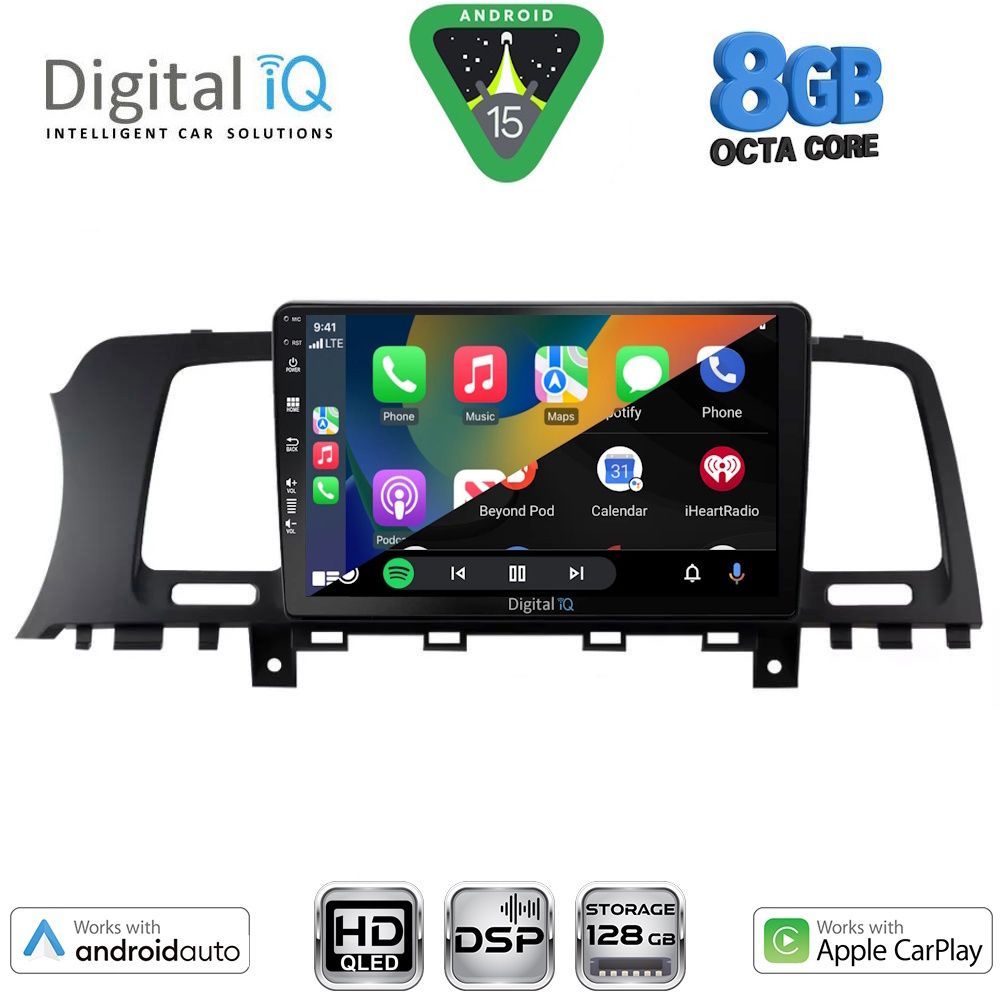 DIGITAL IQ BXF 7462_CPAA (9inc) MULTIMEDIA TABLET for NISSAN MURANO mod. 2007-2014 - immagine 2