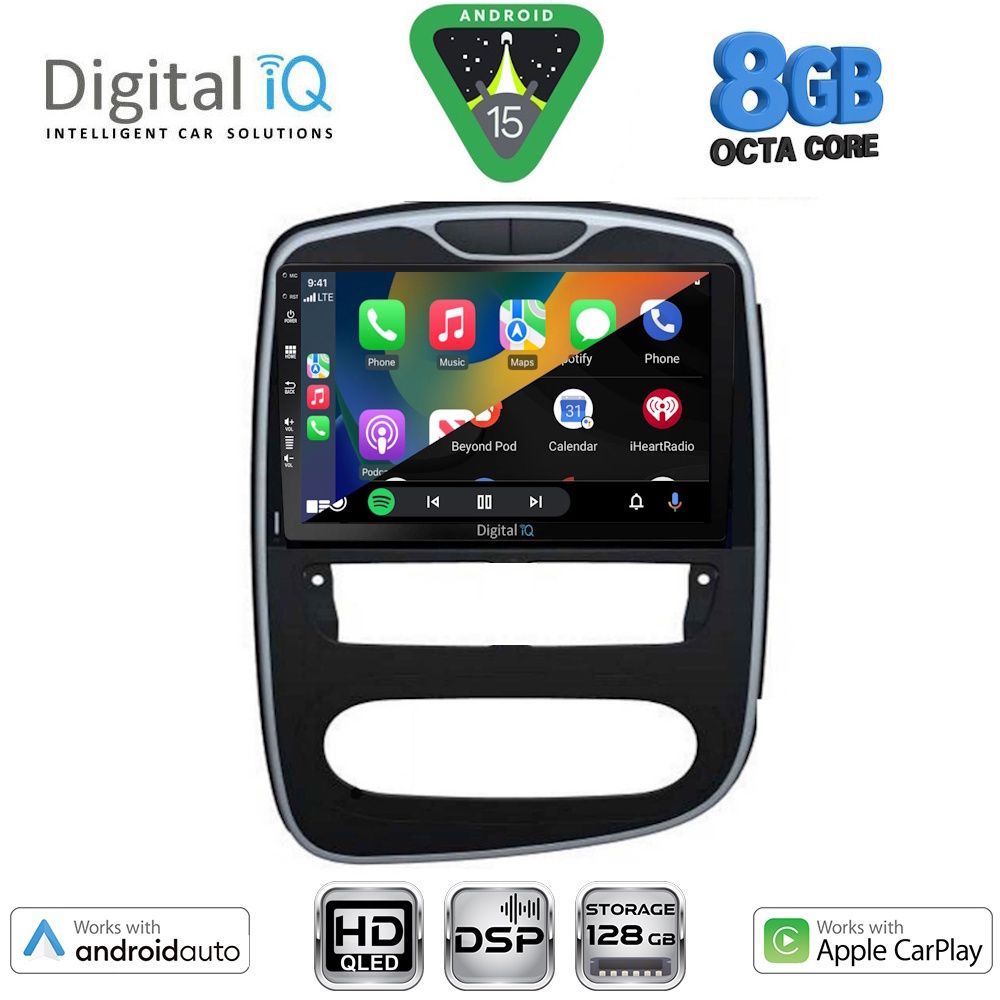 DIGITAL IQ BXF 7545_CPAA (10inc) MULTIMEDIA TABLET for RENAULT CLIO mod. 2016-2019 - immagine 2
