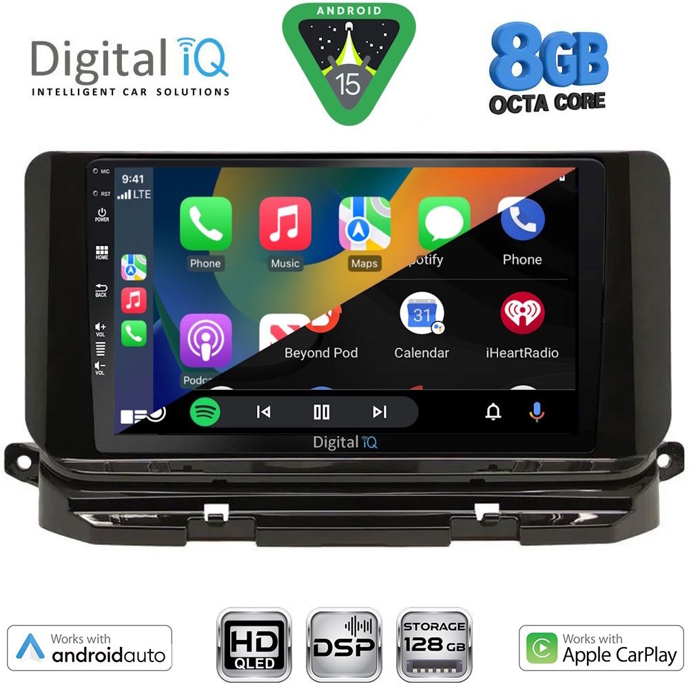 DIGITAL IQ BXF 7598_CPAA (10inc) MULTIMEDIA TABLET for SKODA OCTAVIA 8 mod. 2021-2026 - immagine 2