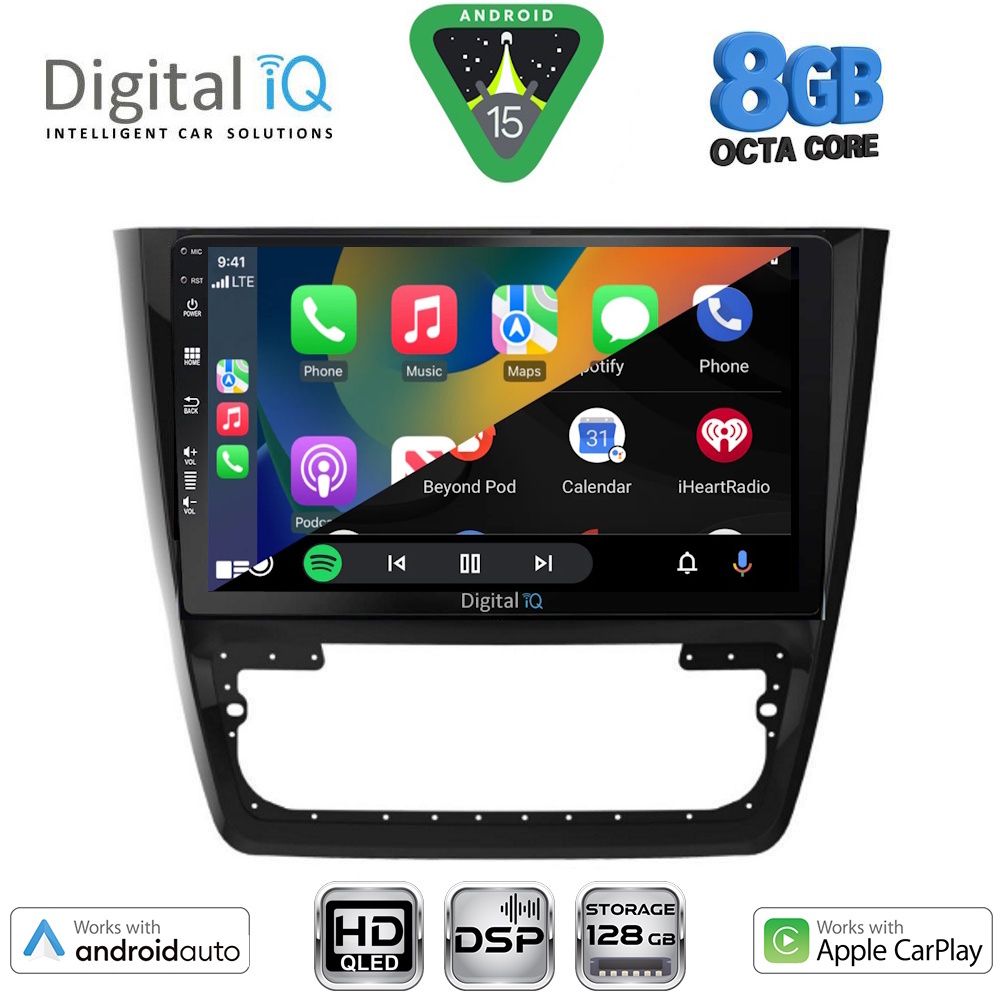 DIGITAL IQ BXF 7610_CPAA (10inc) MULTIMEDIA TABLET for SKODA YETI mod. 2014-2018 - immagine 2