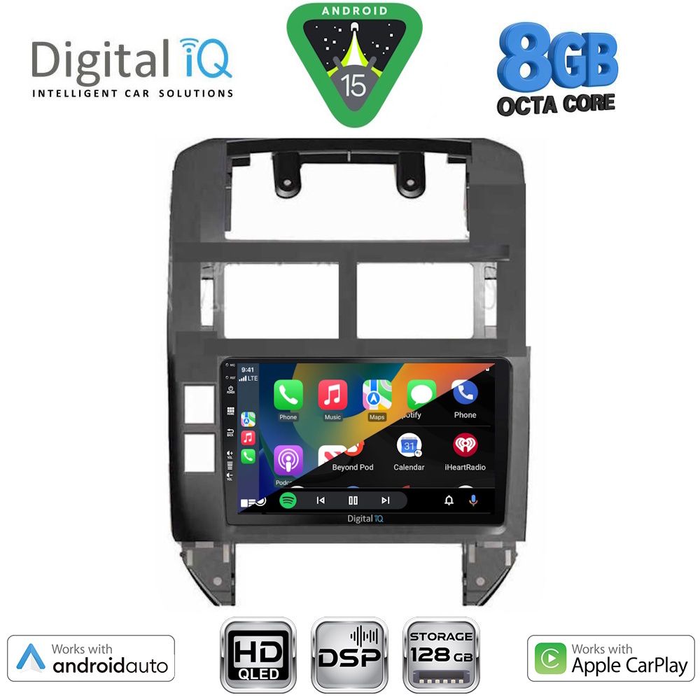 DIGITAL IQ BXF 7755_CPAA (9inc) MULTIMEDIA TABLET for VW POLO mod. 2002-2009 - immagine 2