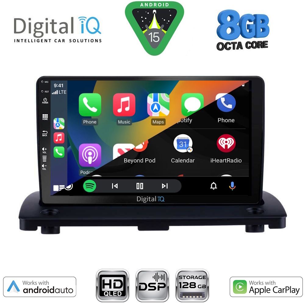 DIGITAL IQ BXF 7789_CPAA (9inc) MULTIMEDIA TABLET for VOLVO XC90 mod. 2002-2014 - immagine 2