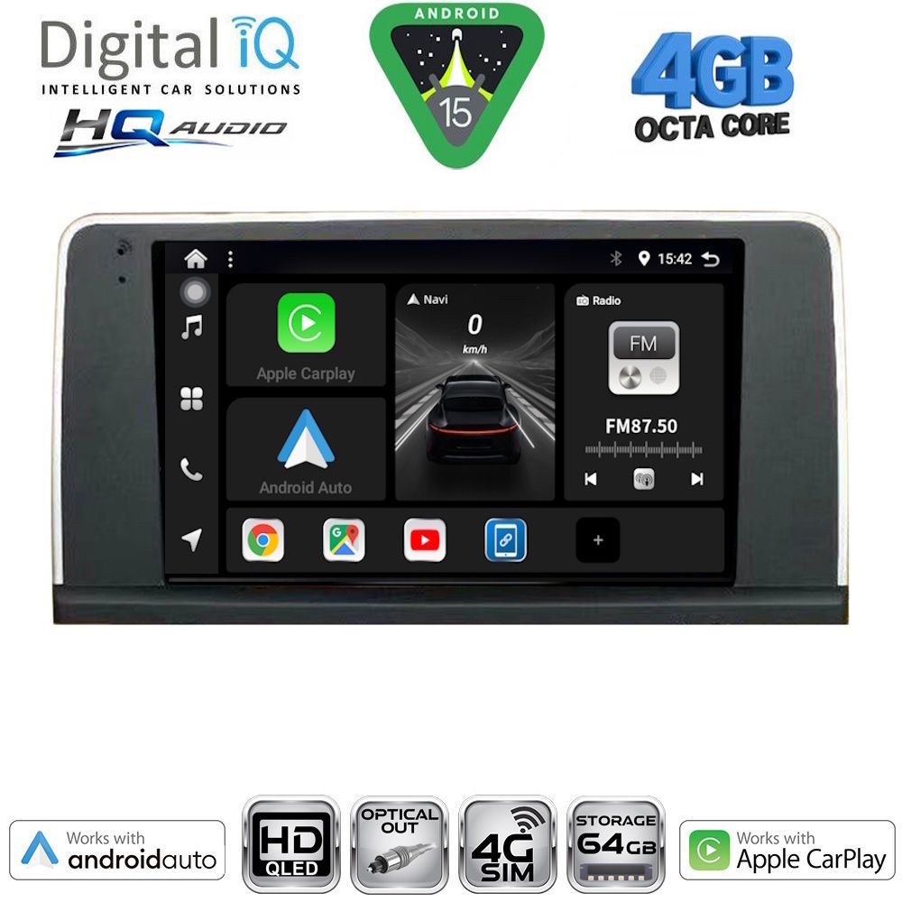 DIGITAL IQ BXK 19062_CPAA (9inc) (NBT) MULTIMEDIA TABLET for BMW X5 (E70) – X6 (E71) mod. 2013-2016