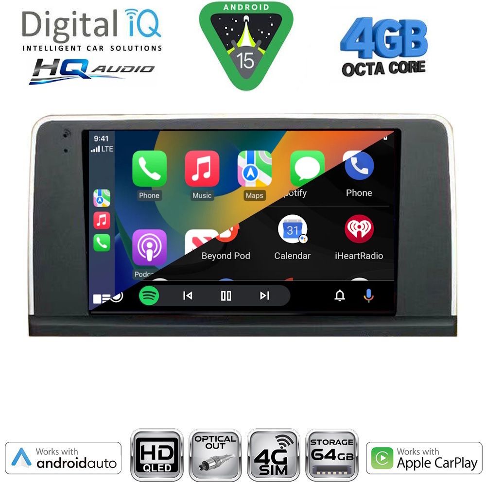 DIGITAL IQ BXK 19062_CPAA (9inc) (NBT) MULTIMEDIA TABLET for BMW X5 (E70) – X6 (E71) mod. 2013-2016 - immagine 2