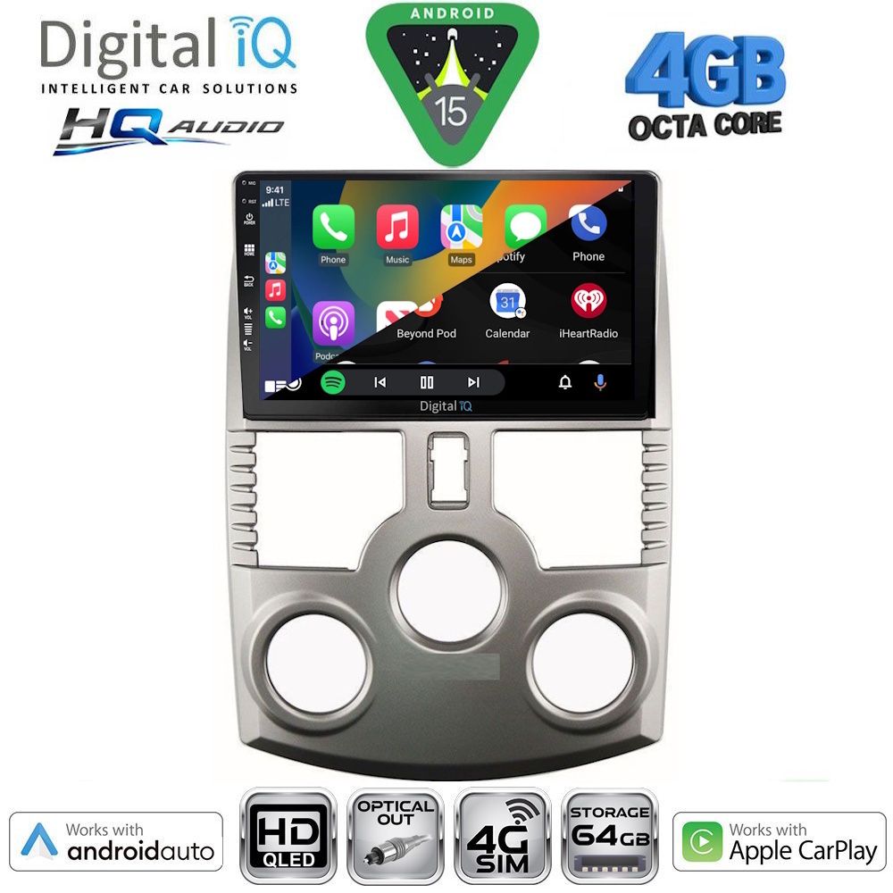 DIGITAL IQ BXK 19124_CPAA (10inc) MULTIMEDIA TABLET for DAIHATSU SIRION mod. 2006-2012 - immagine 11