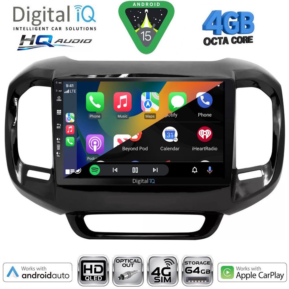 DIGITAL IQ BXK 19127_CPAA (9inc) MULTIMEDIA TABLET for FIAT TORO mod. 2017-2026 - immagine 2