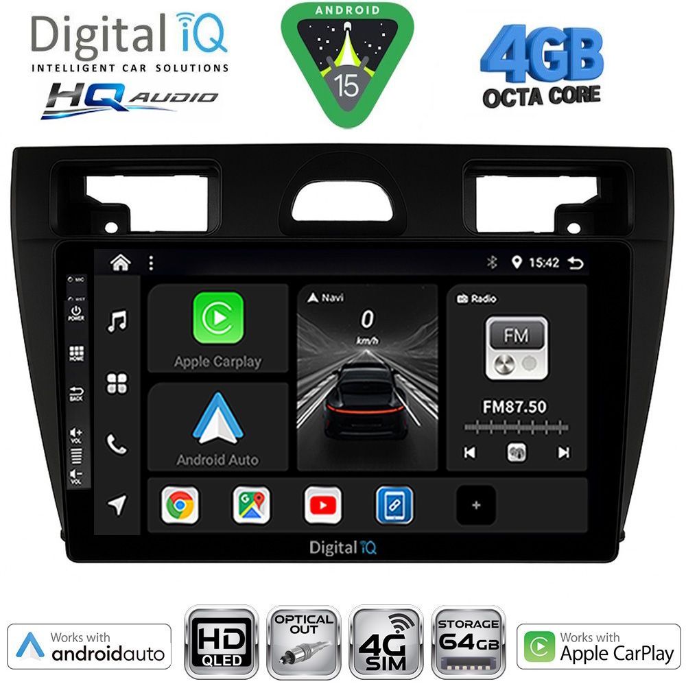 DIGITAL IQ BXK 19150_CPAA (9inc) MULTIMEDIA TABLET for FORD ECOSPORT mod. 2012-2018 - immagine 14