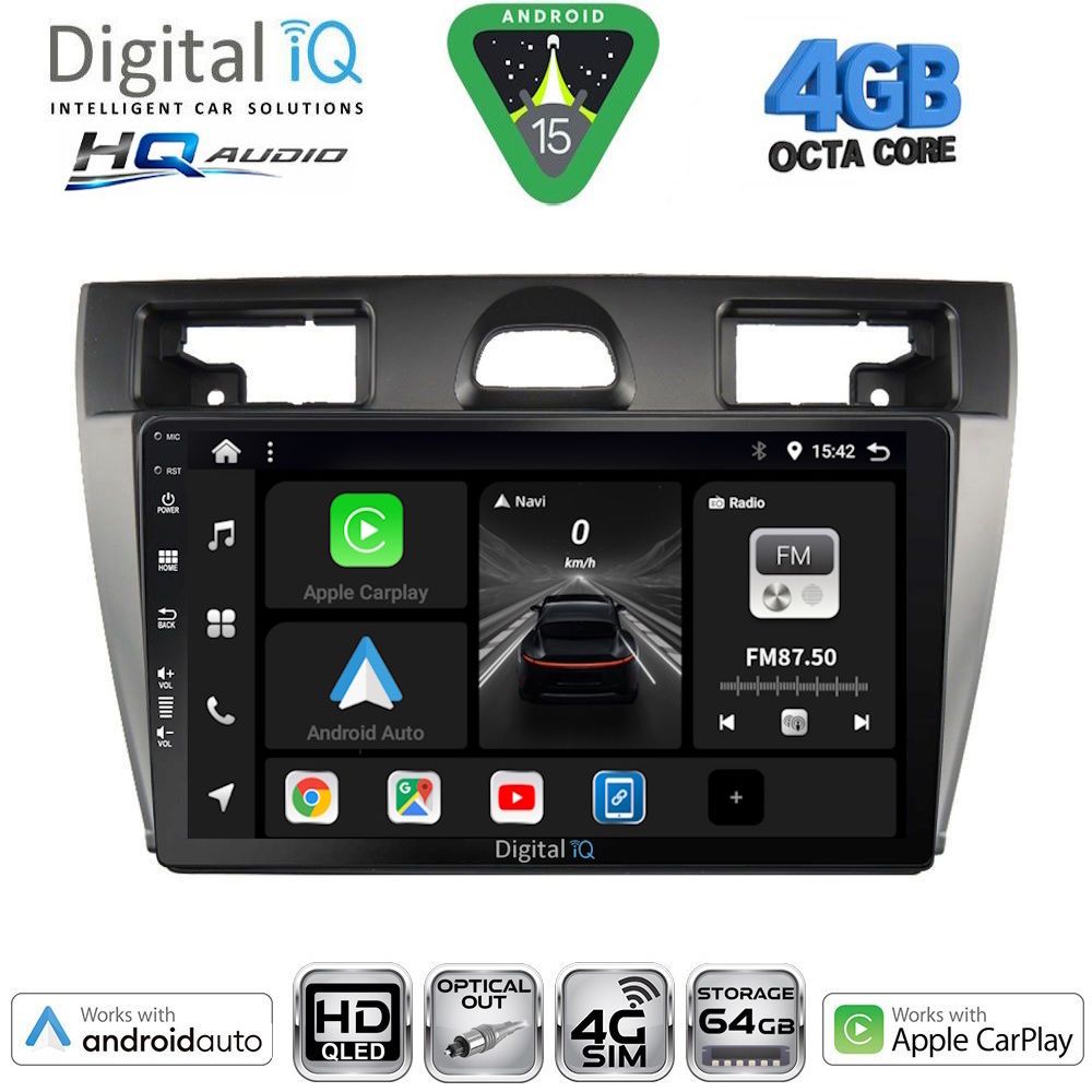 DIGITAL IQ BXK 19150_CPAA (9inc) MULTIMEDIA TABLET for FORD ECOSPORT mod. 2012-2018 - immagine 16