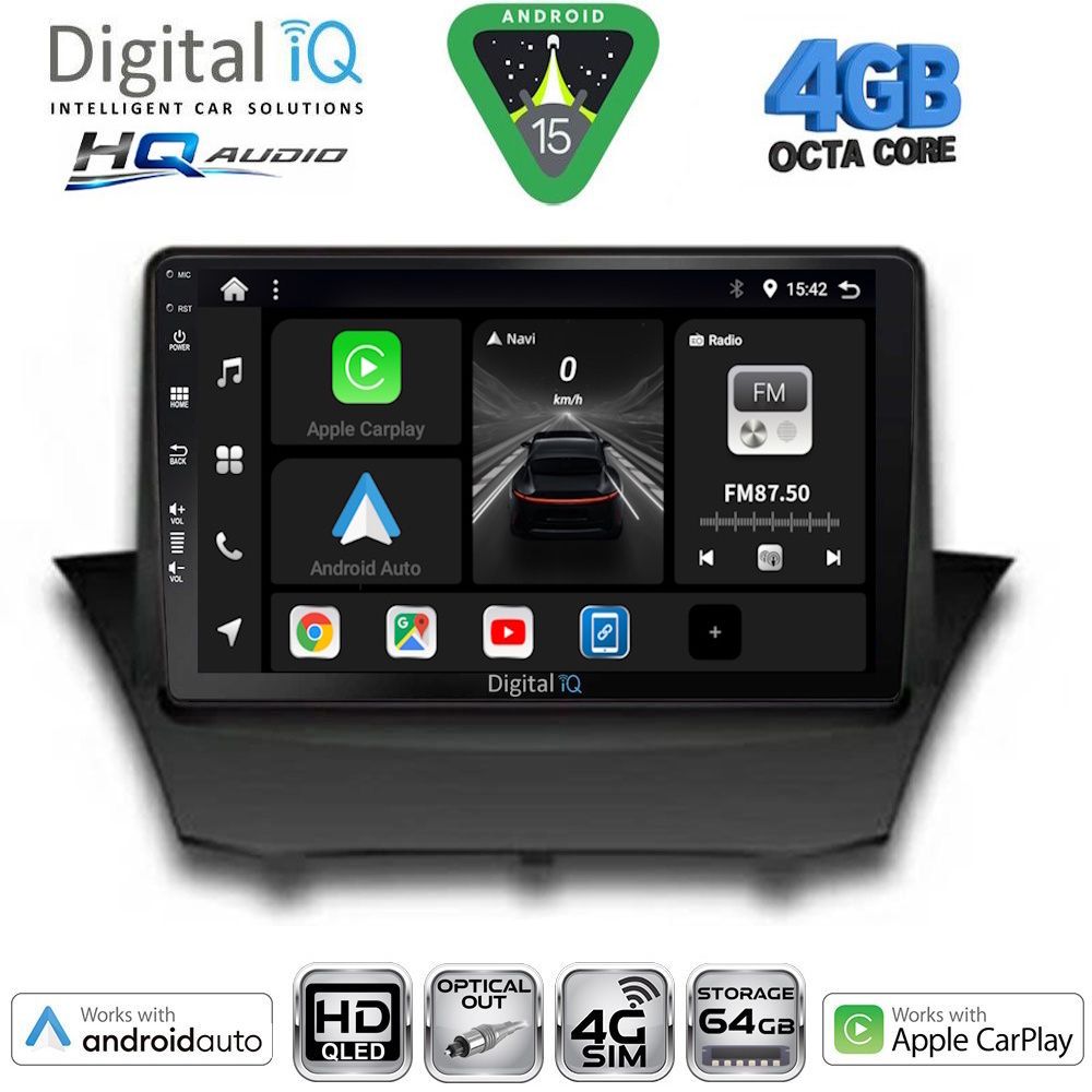 DIGITAL IQ BXK 19150_CPAA (9inc) MULTIMEDIA TABLET for FORD ECOSPORT mod. 2012-2018 - immagine 18