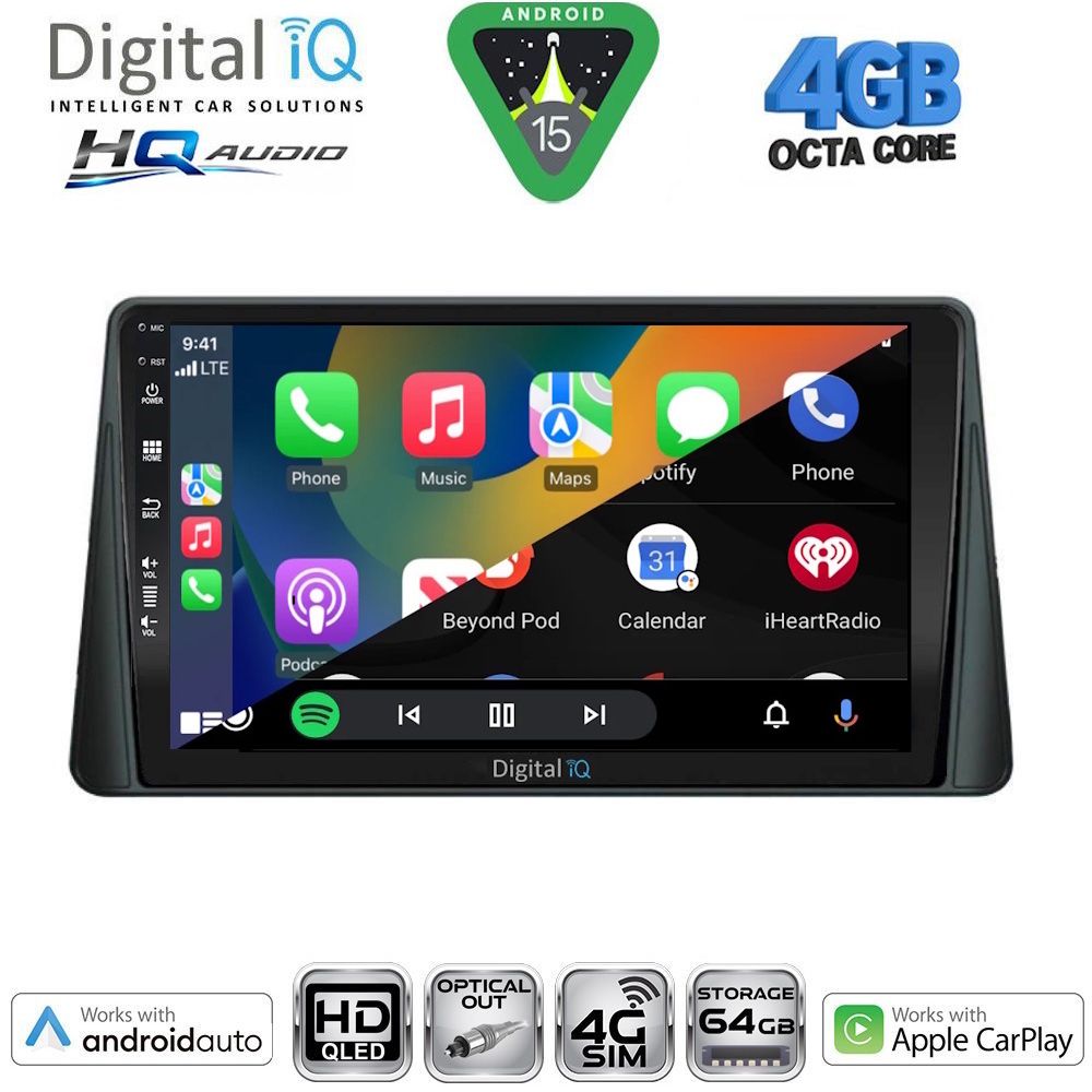 DIGITAL IQ BXK 19158_CPAA (9inc) MULTIMEDIA TABLET for FORD FOCUS mod. 2019-2025 - immagine 2