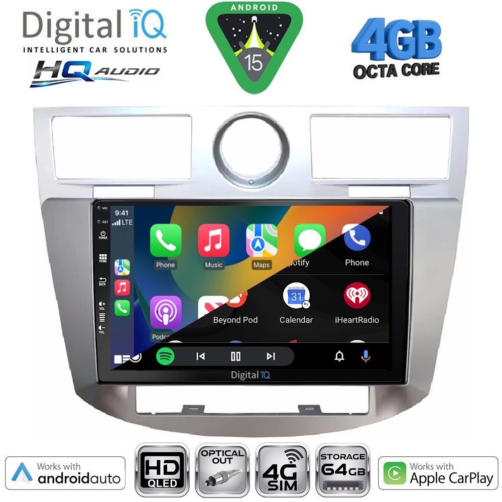 DIGITAL IQ BXK 19285_CPAA (9inc) MULTIMEDIA TABLET for CHRYSLER 300C mod. 2005-2010 - immagine 14