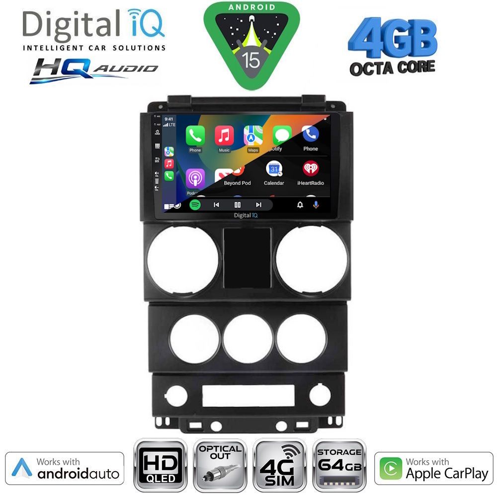 DIGITAL IQ BXK 19290_CPAA (9inc) MULTIMEDIA TABLET for JEEP RENEGADE mod. 2014-2025 - immagine 11
