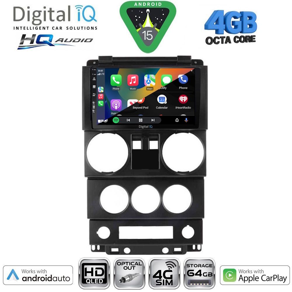 DIGITAL IQ BXK 19290_CPAA (9inc) MULTIMEDIA TABLET for JEEP RENEGADE mod. 2014-2025 - immagine 13