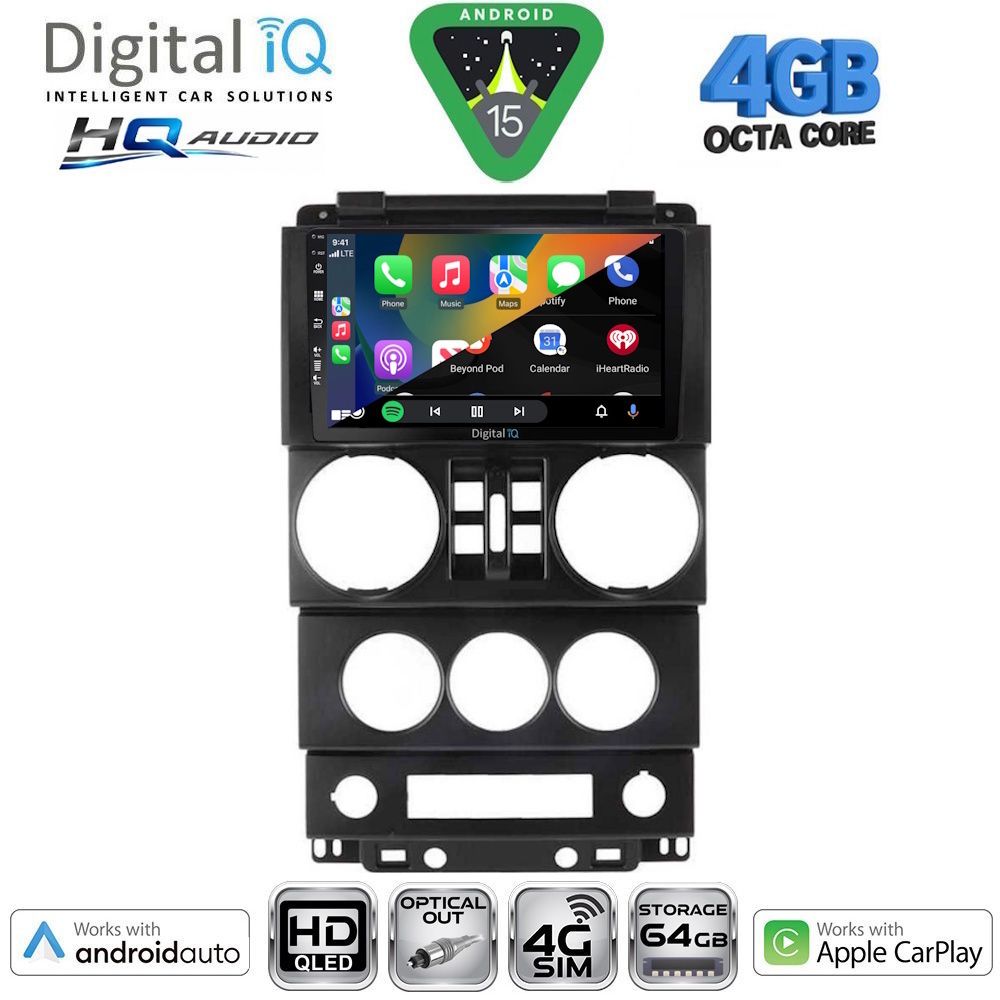 DIGITAL IQ BXK 19290_CPAA (9inc) MULTIMEDIA TABLET for JEEP RENEGADE mod. 2014-2025 - immagine 15