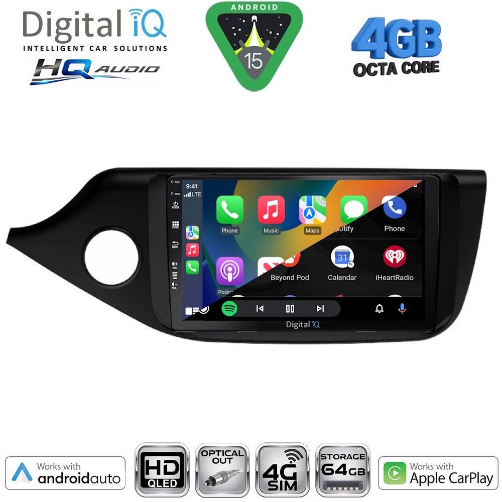 DIGITAL IQ BXK 19300_CPAA (9inc) MULTIMEDIA TABLET for KIA CEED mod. 2006-2009 - immagine 12
