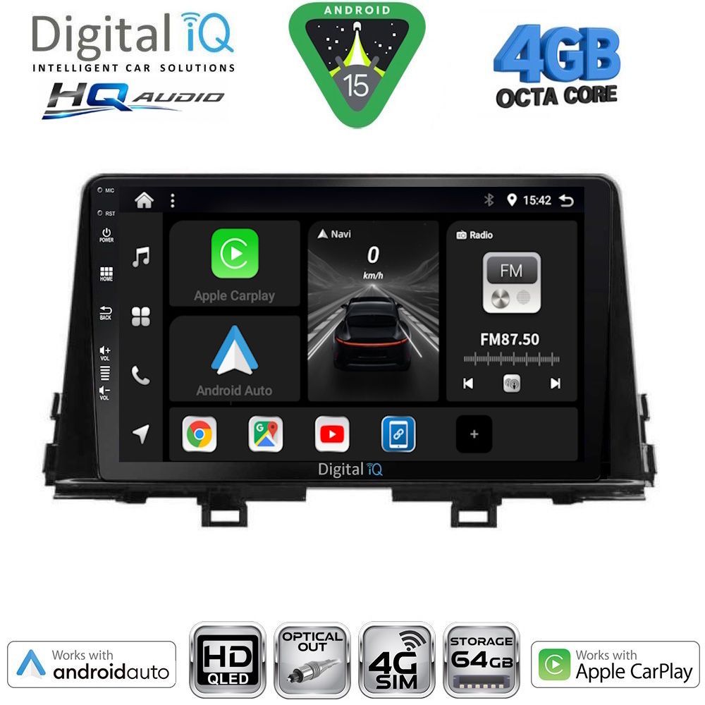 DIGITAL IQ BXK 19313_CPAA (9inc) MULTIMEDIA TABLET for KIA RIO mod. 2005-2011 - immagine 10
