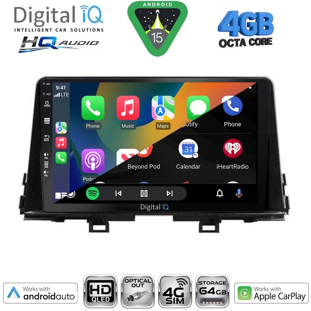 DIGITAL IQ BXK 19313_CPAA (9inc) MULTIMEDIA TABLET for KIA RIO mod. 2005-2011 - immagine 11