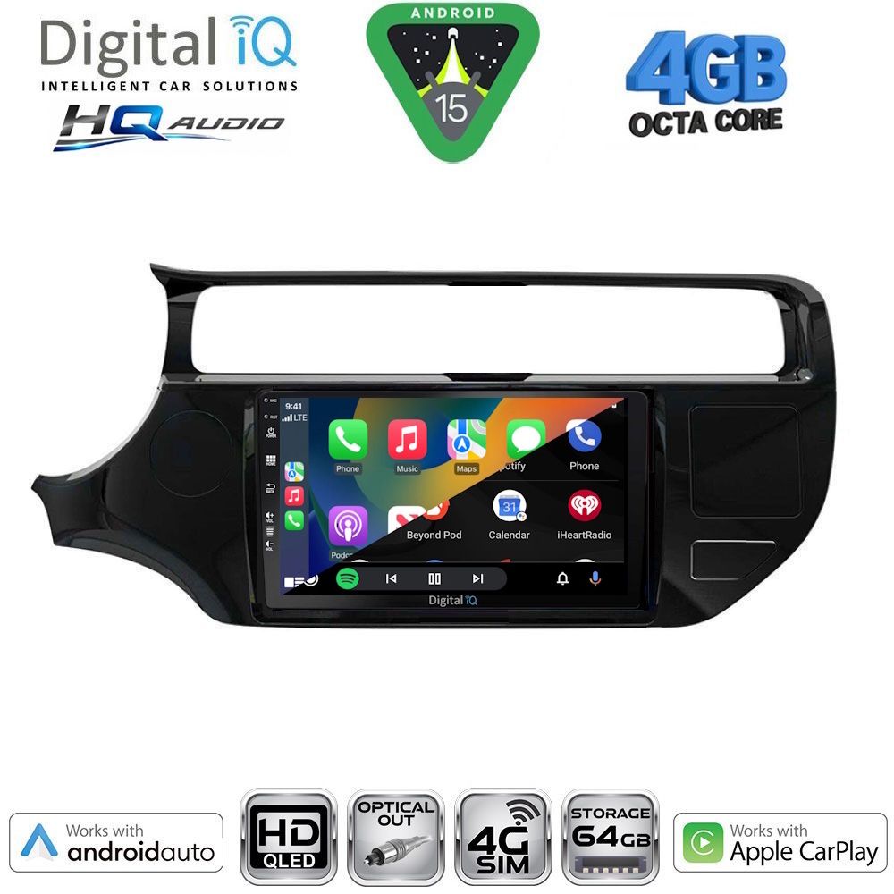 DIGITAL IQ BXK 19313_CPAA (9inc) MULTIMEDIA TABLET for KIA RIO mod. 2005-2011 - immagine 15