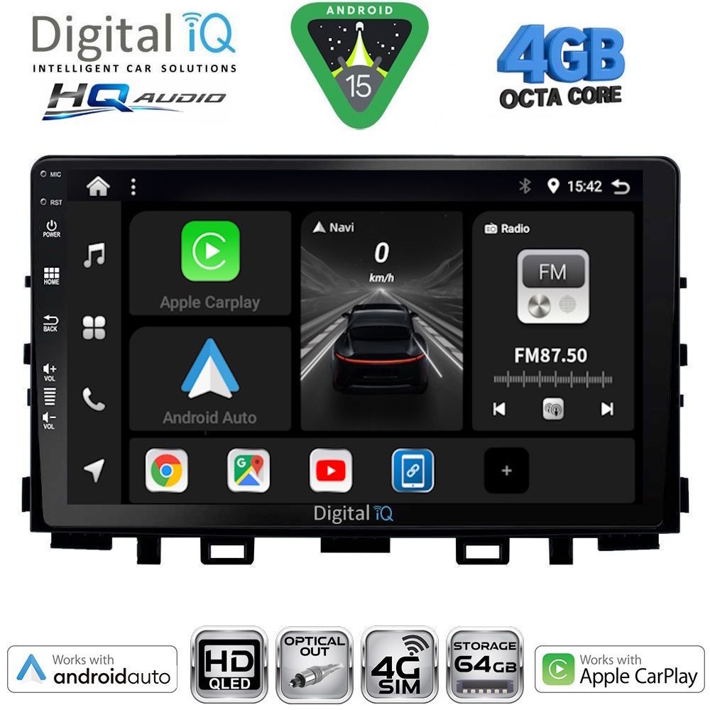 DIGITAL IQ BXK 19313_CPAA (9inc) MULTIMEDIA TABLET for KIA RIO mod. 2005-2011 - immagine 16