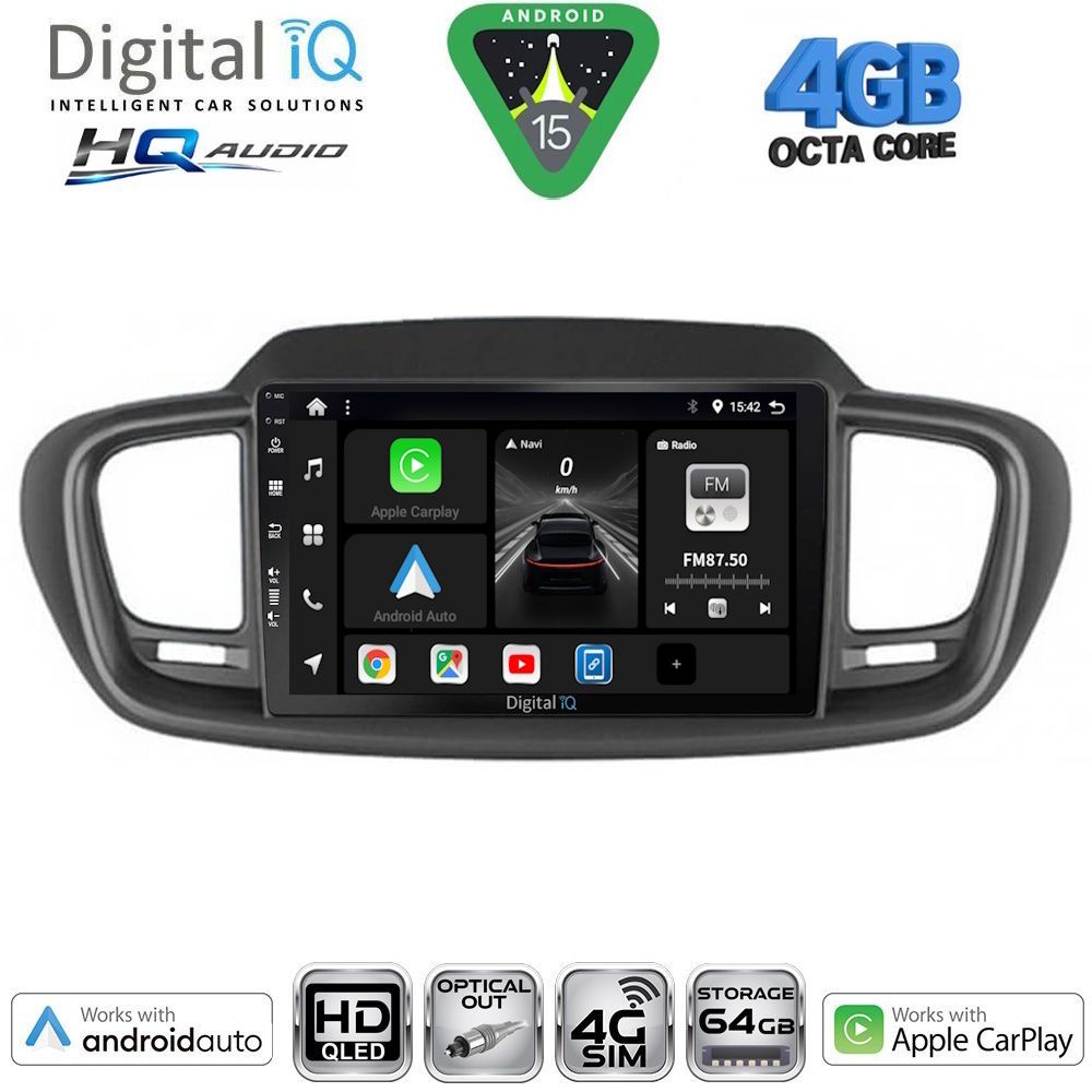 DIGITAL IQ BXK 19313_CPAA (9inc) MULTIMEDIA TABLET for KIA RIO mod. 2005-2011 - immagine 22