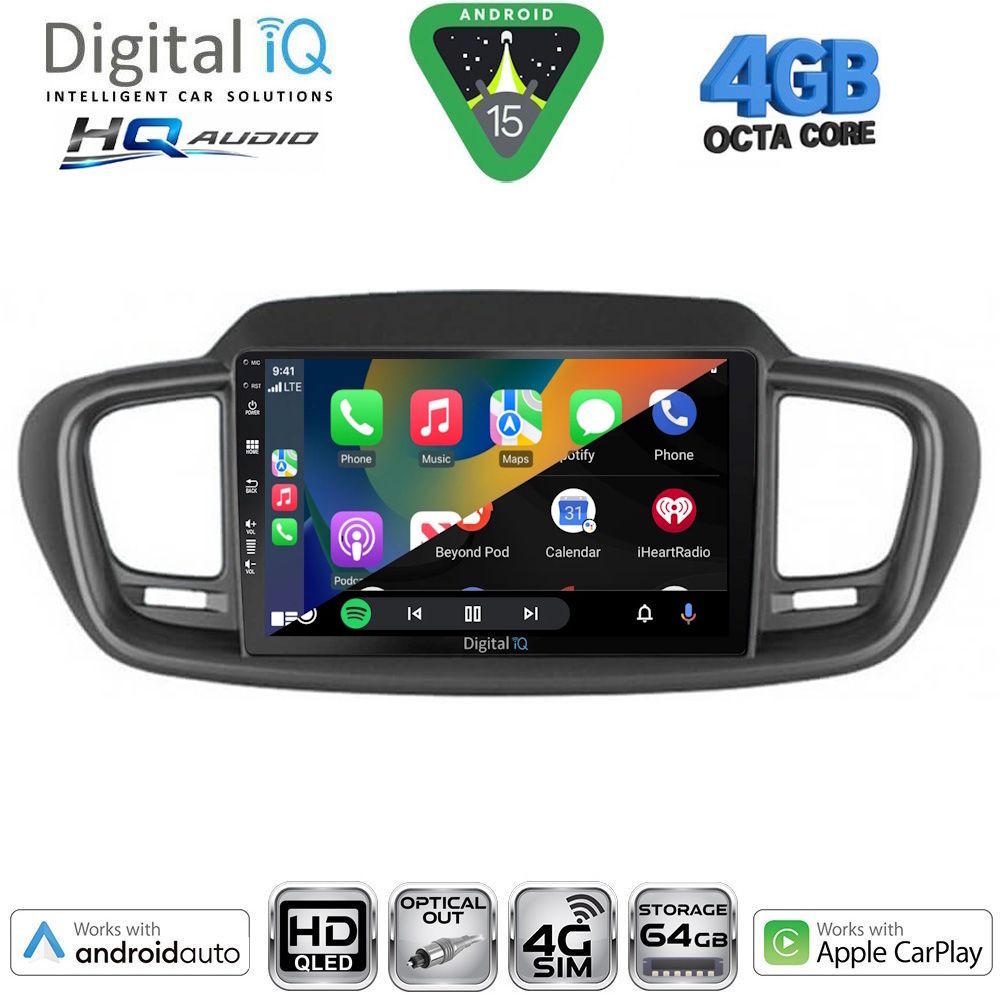 DIGITAL IQ BXK 19313_CPAA (9inc) MULTIMEDIA TABLET for KIA RIO mod. 2005-2011 - immagine 23