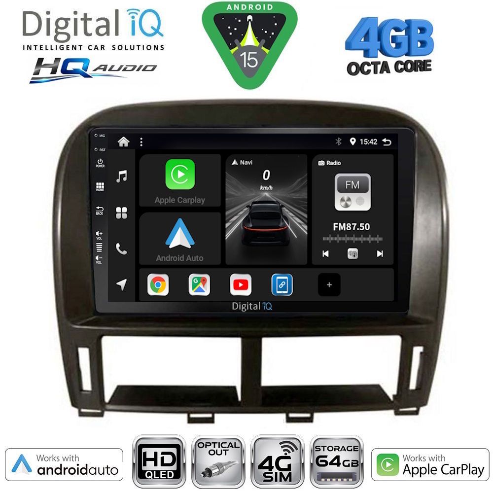 DIGITAL IQ BXK 19340_CPAA (9inc) MULTIMEDIA TABLET for LEXUS CT 200 mod. 2011-2020 - immagine 12