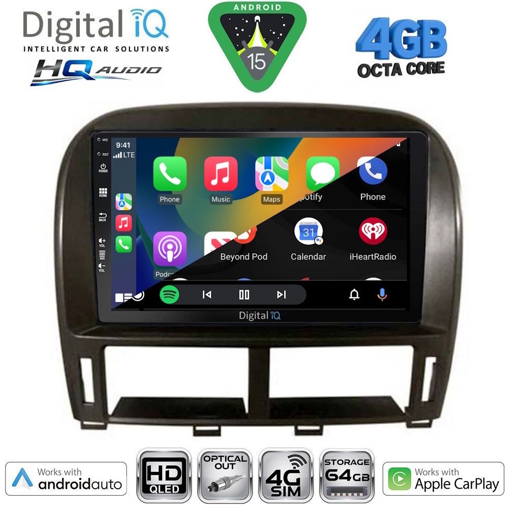 DIGITAL IQ BXK 19340_CPAA (9inc) MULTIMEDIA TABLET for LEXUS CT 200 mod. 2011-2020 - immagine 13