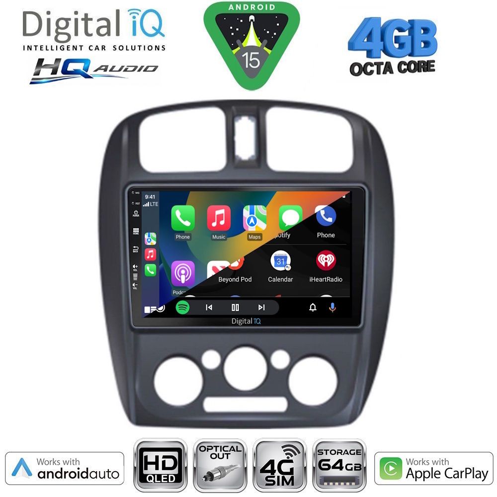 DIGITAL IQ BXK 19363_CPAA (9inc) MULTIMEDIA TABLET for MAZDA 323 mod. 1998-2004 - immagine 2