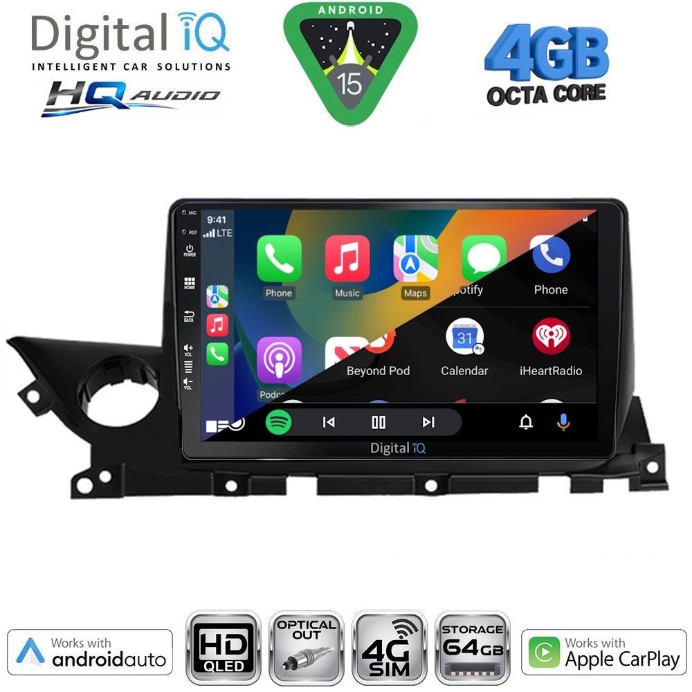 DIGITAL IQ BXK 19379B_CPAA (9inc) MULTIMEDIA TABLET for MAZDA 6 mod. 2021-2026 - immagine 2