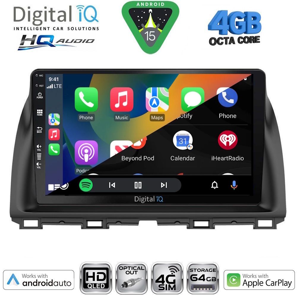 DIGITAL IQ BXK 19380_CPAA (10inc) MULTIMEDIA TABLET for MAZDA CX5 mod. 2013-2017 - immagine 10